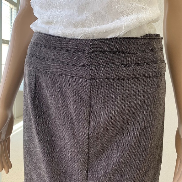 Classy gray ♡ Mango ♡ skirt w. slit 6 top business - Picture 4 of 5